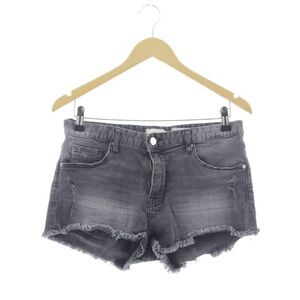H&M Gray Jean Shorts Distressed Frayed Hem